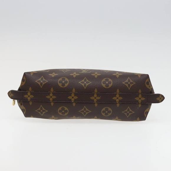 LOUIS VUITTON Monogram Trousse Demi Ronde Cosmetic Pouch M47520 LV Auth 78012 - Picture 6 of 16